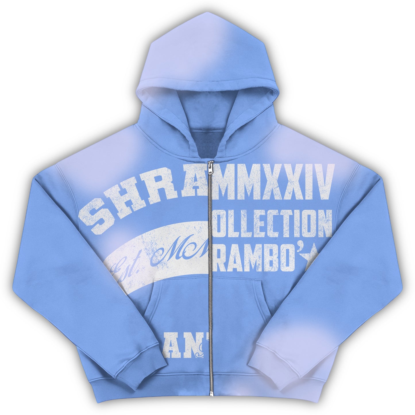 *PRE-ORDER* SKY BLUE ZIP-UP JACKET