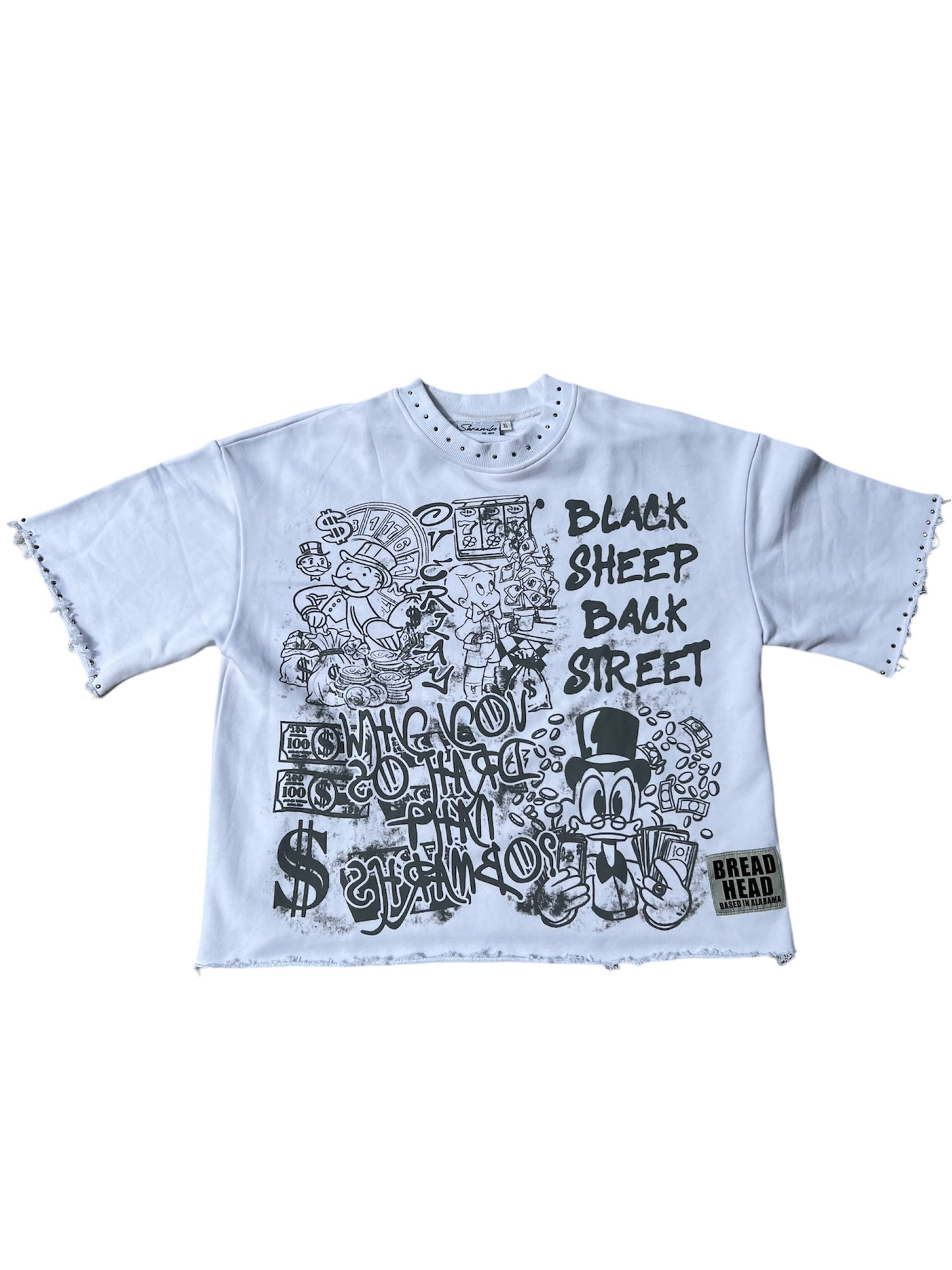 “Black Sheep” Vol 1 Oversized Tee WHITE