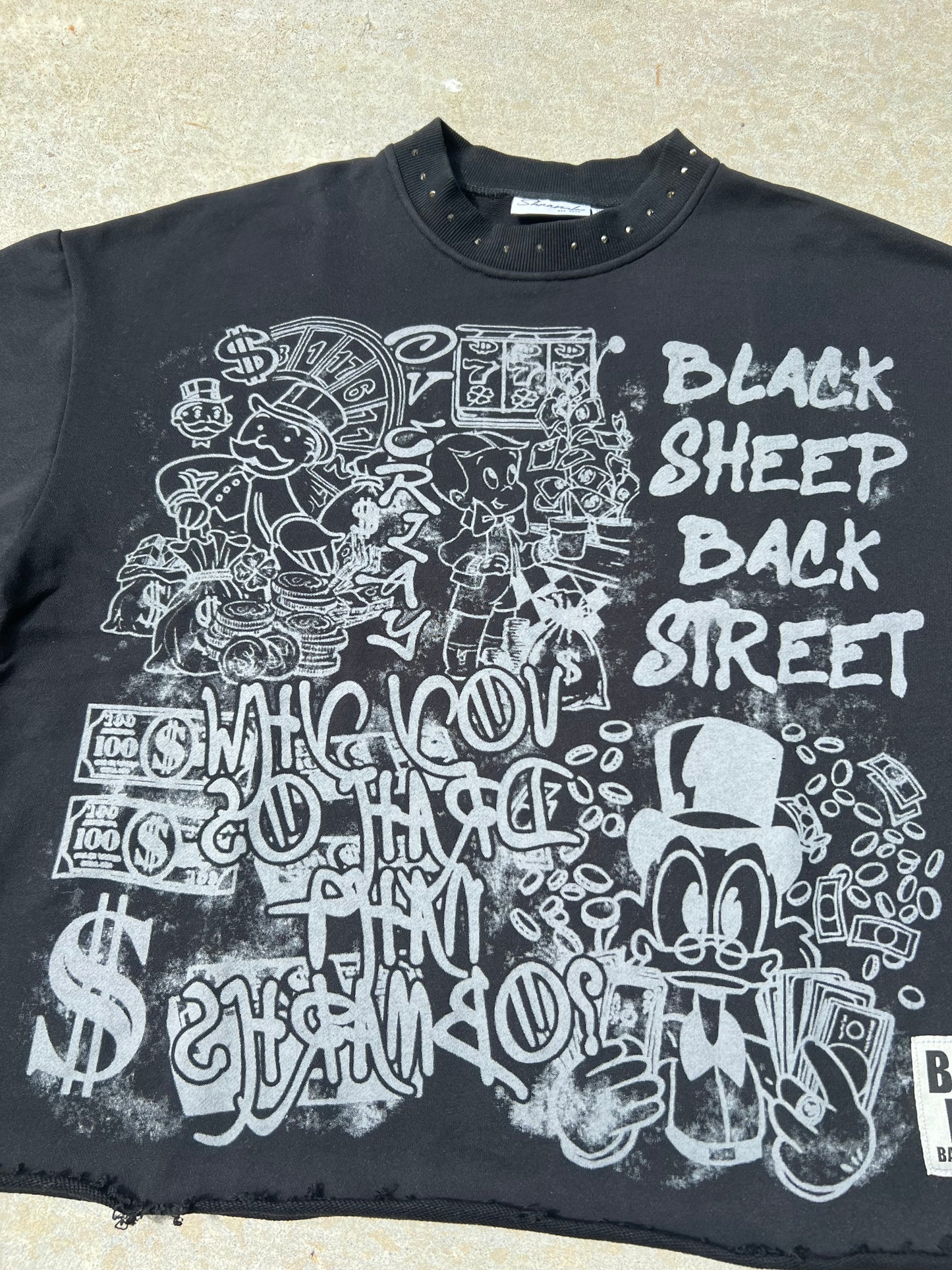 “Black Sheep” Vol 1 Oversized Tee BLACK