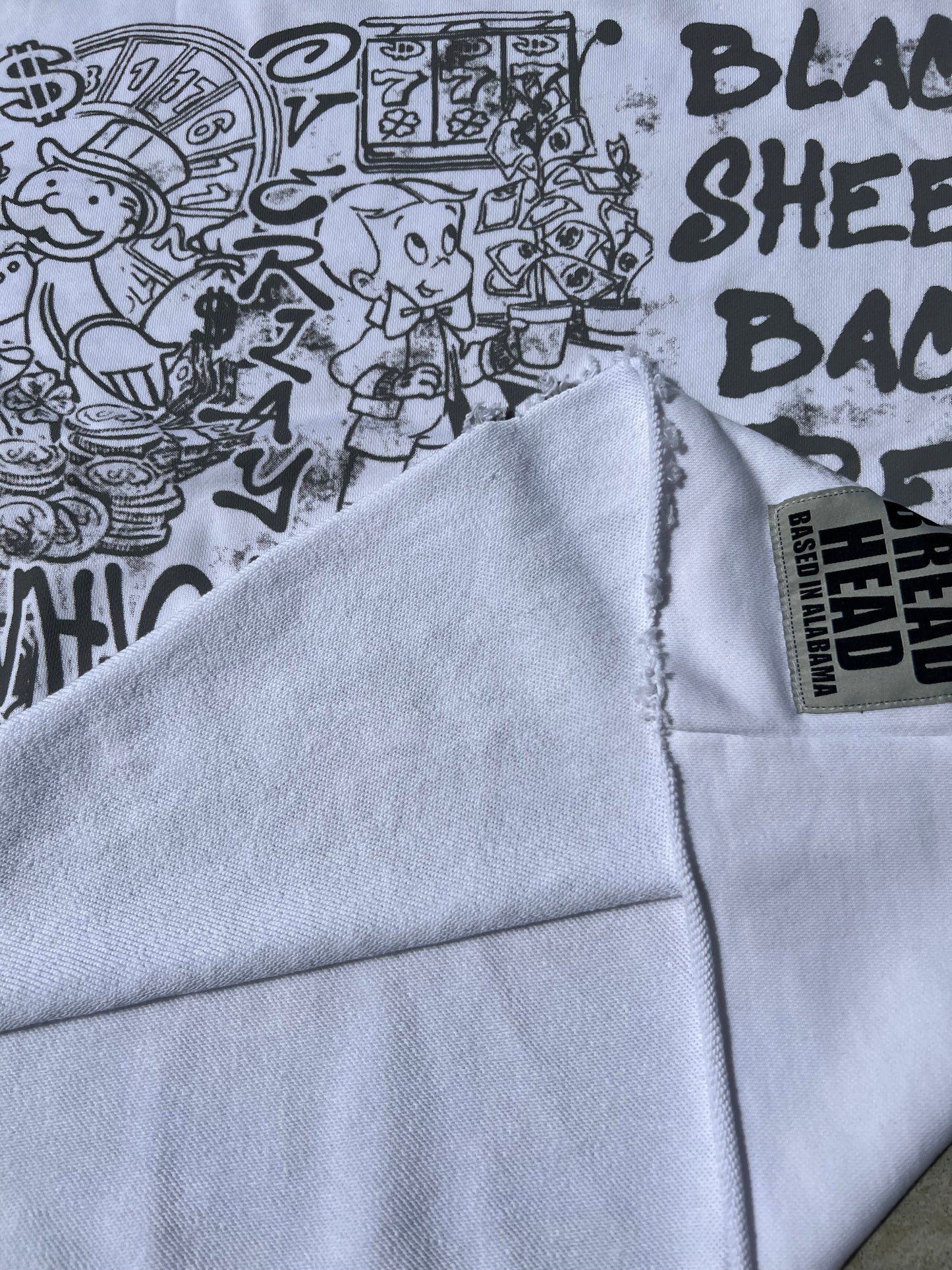 “Black Sheep” Vol 1 Oversized Tee WHITE