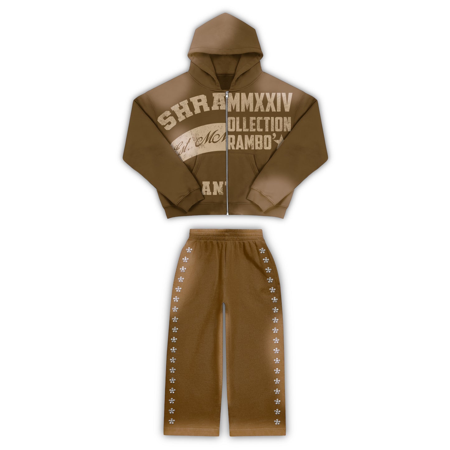 *PRE-ORDER* BROWN “UNIVERSITY” ZIP-UP SETS