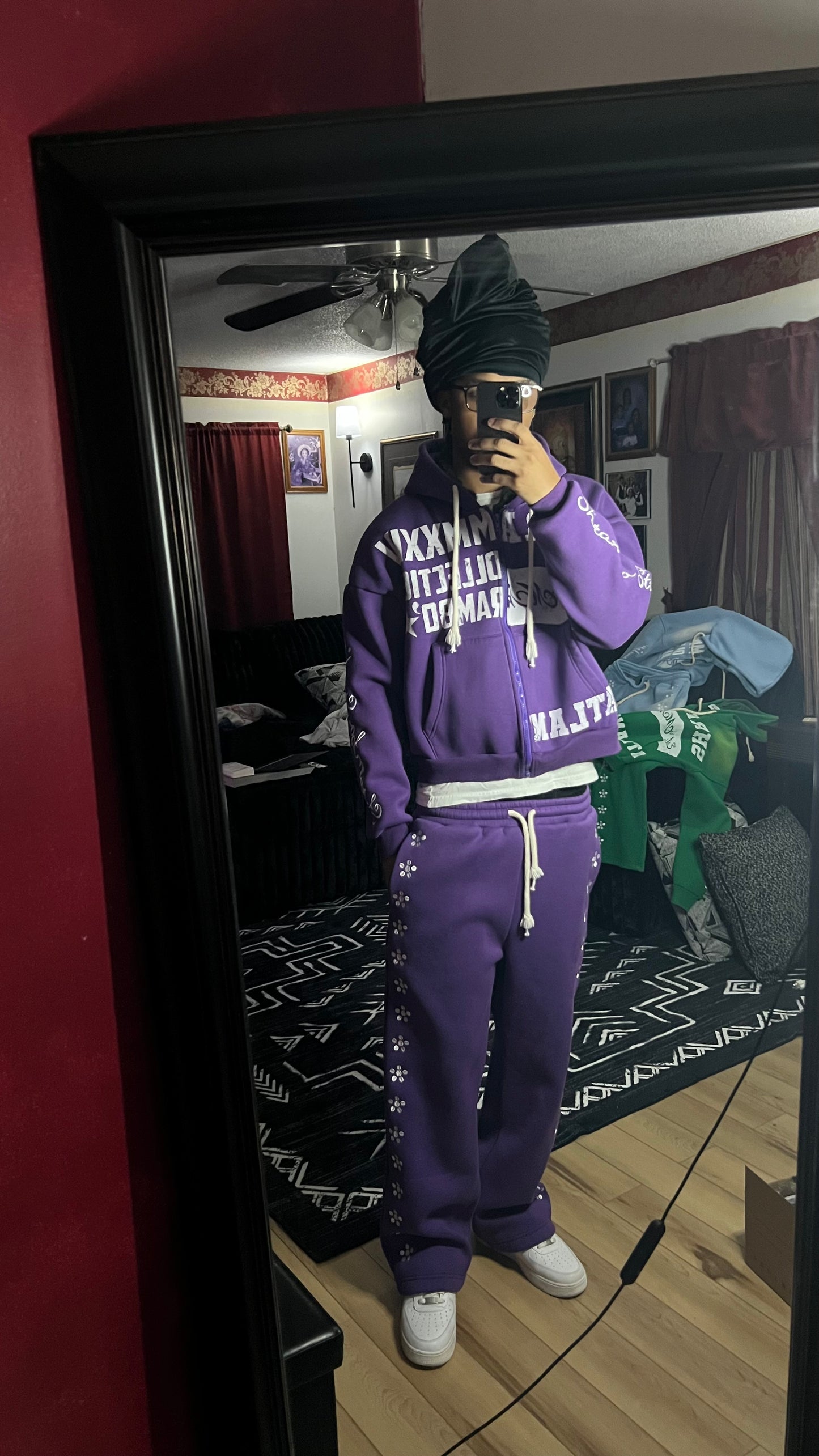 PURPLE UNIVERSITY SWEATS