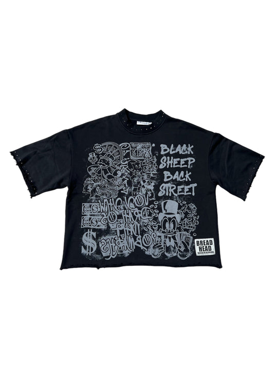 “Black Sheep” Vol 1 Oversized Tee BLACK